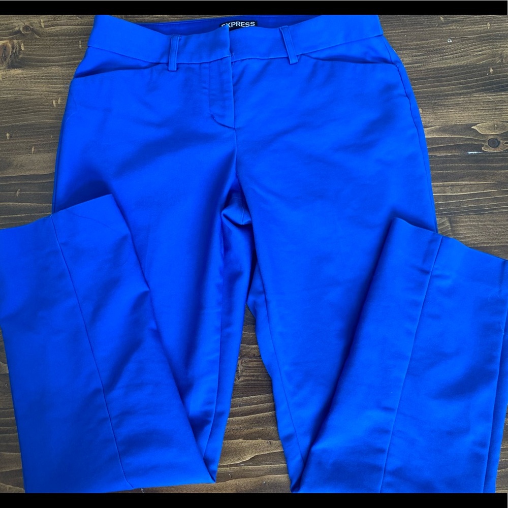 Cobalt blue express ankle pants